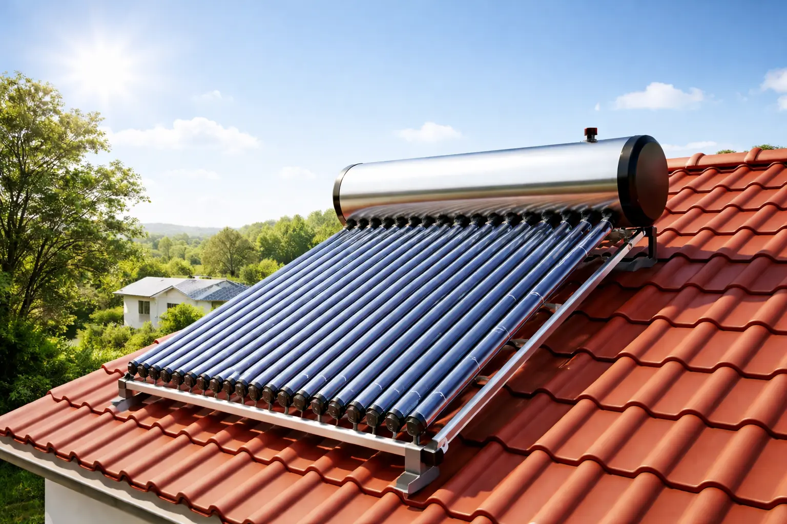 Evacuated Tube Collector (ETC) high performance solar water heating tubes