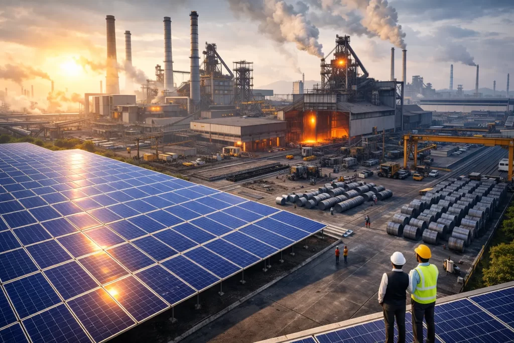 Steel Industry Solar Service